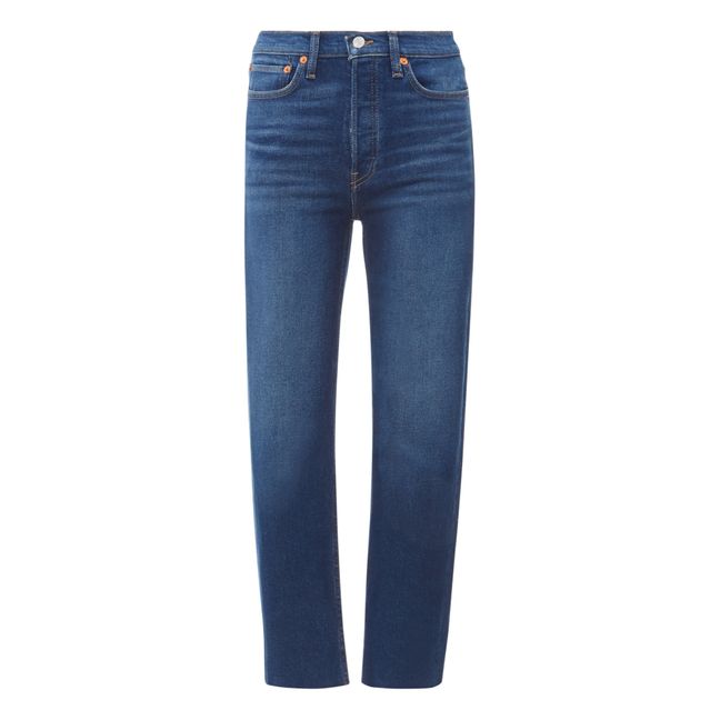 Jeans 70's Stove Pipe Deep Indigo Fade