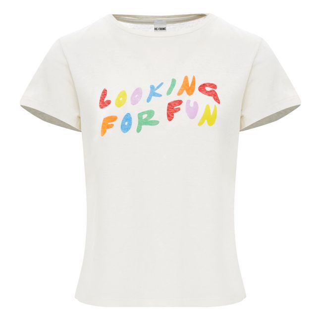 Looking for Fun Classic T-shirt Vintage White