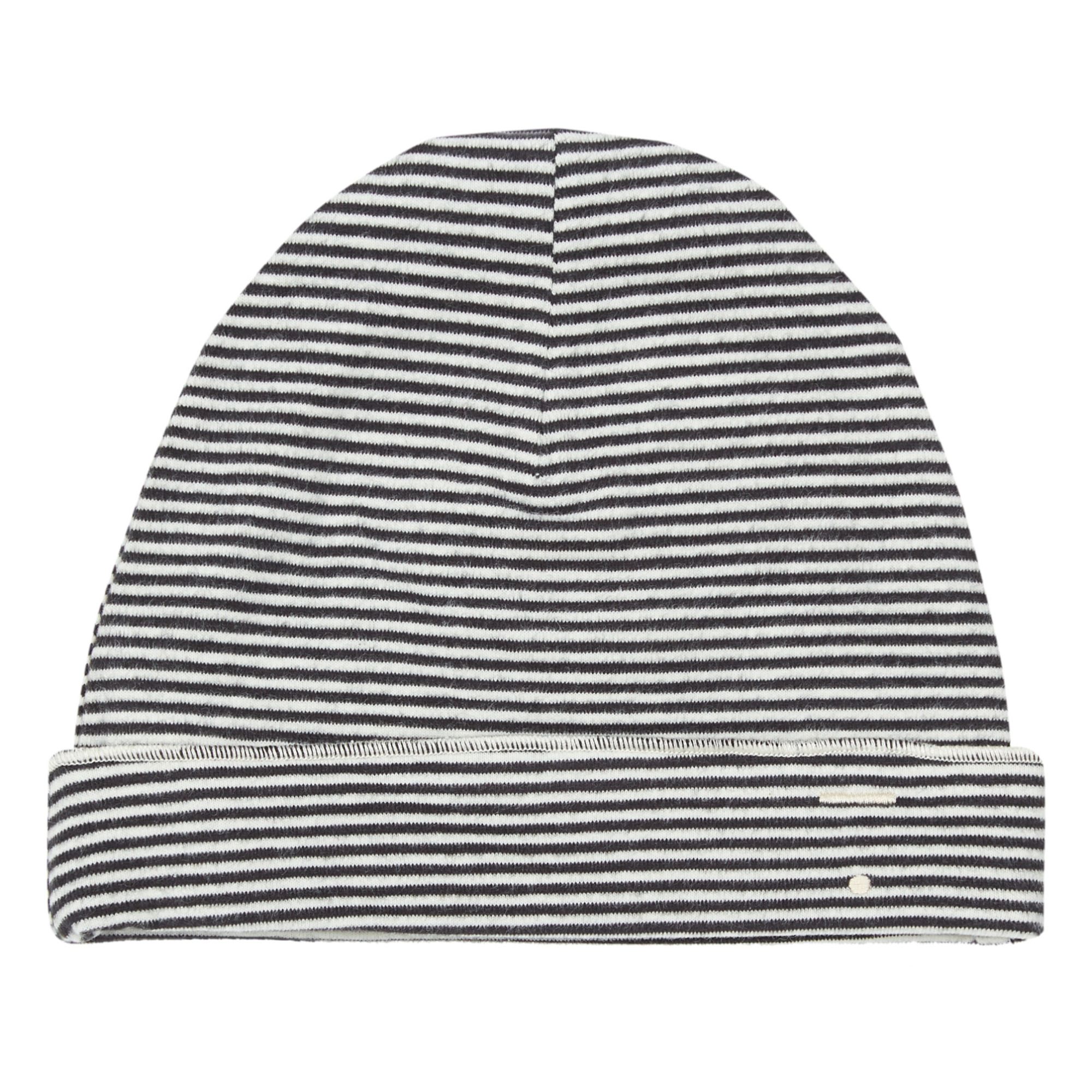 Gray Label - Bonnet Rayé Coton Bio (Gray Label) - Couverture