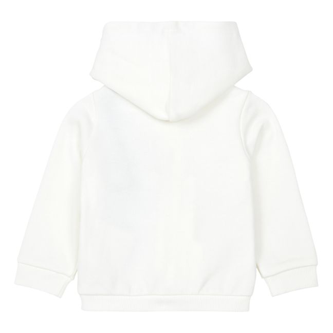 Sudadera con cremallera | Blanco