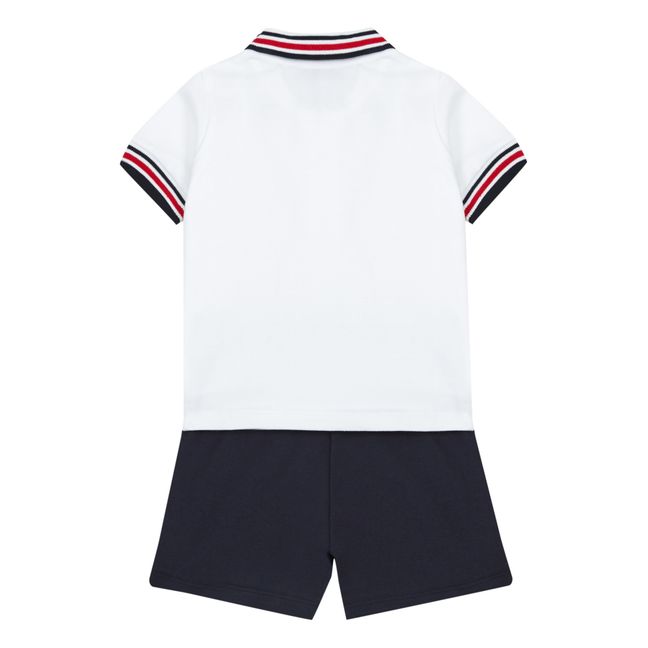 Poloshirt und Shorts-Set  | Navy