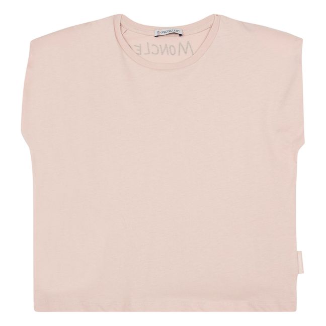 T-Shirt Unifarben Rosa