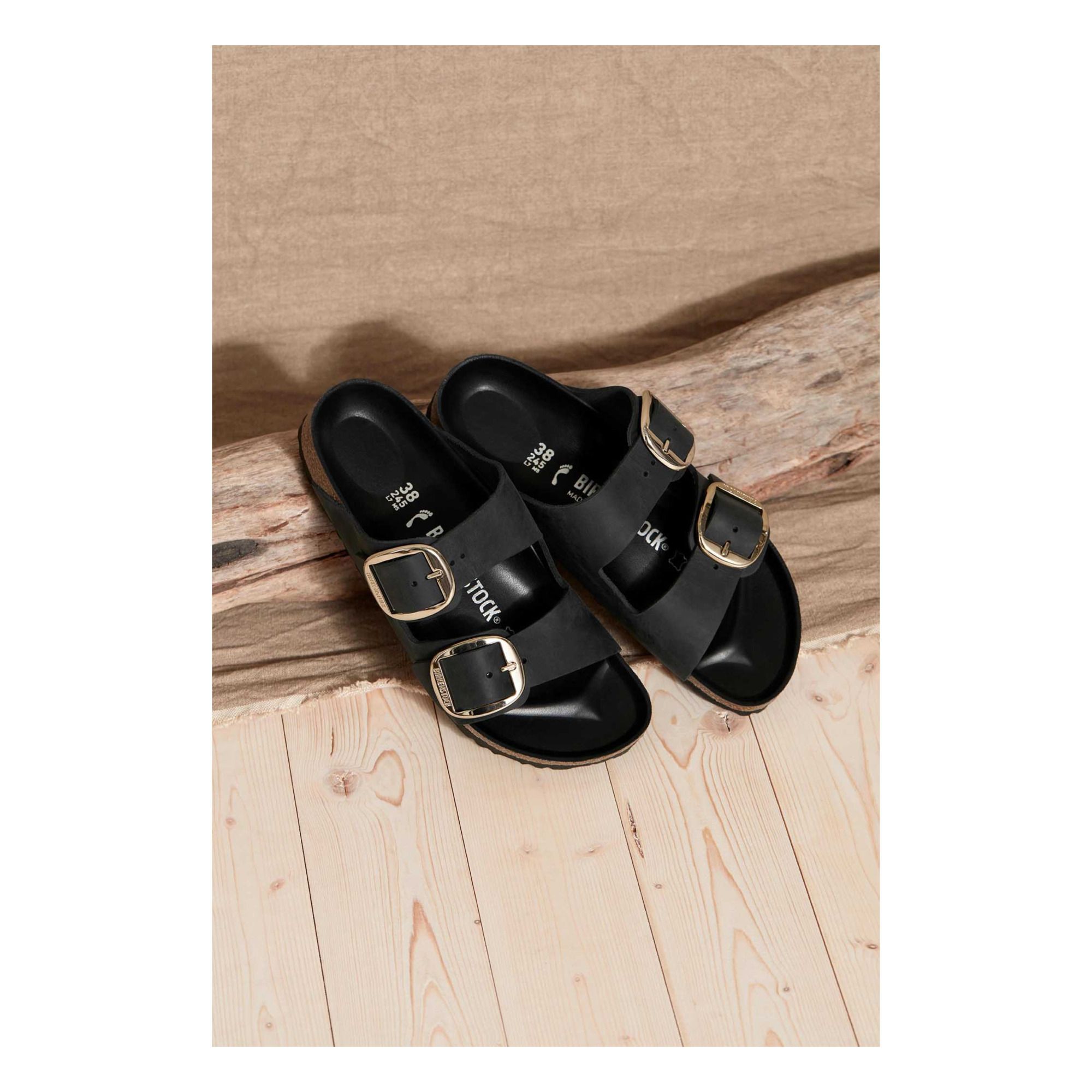 arizona big buckle leather sandals