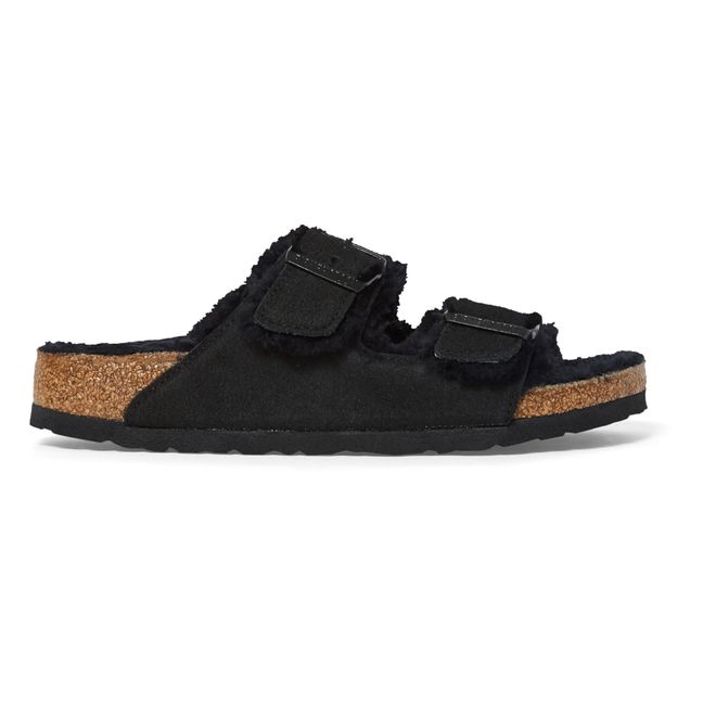 Shearling Arizona Sandals - Adult Collection - Nero