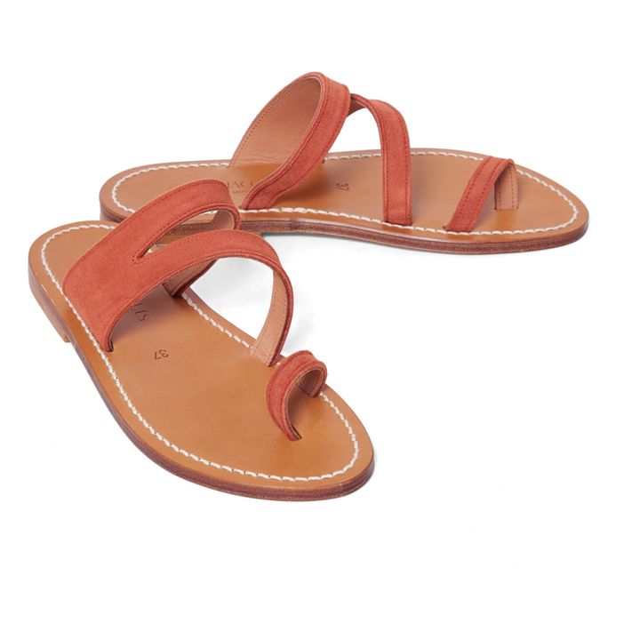 Mercator Sandals | Brick red- Product image n°1