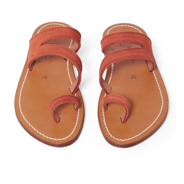 Sandales Mercator | Rouge brique