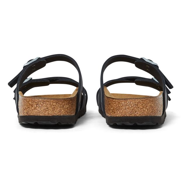Franca Oiled Leather Sandals - Adult Collection - Nero