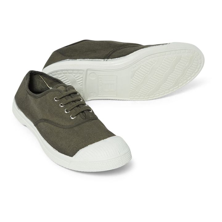 Khaki on sale tennis shoes