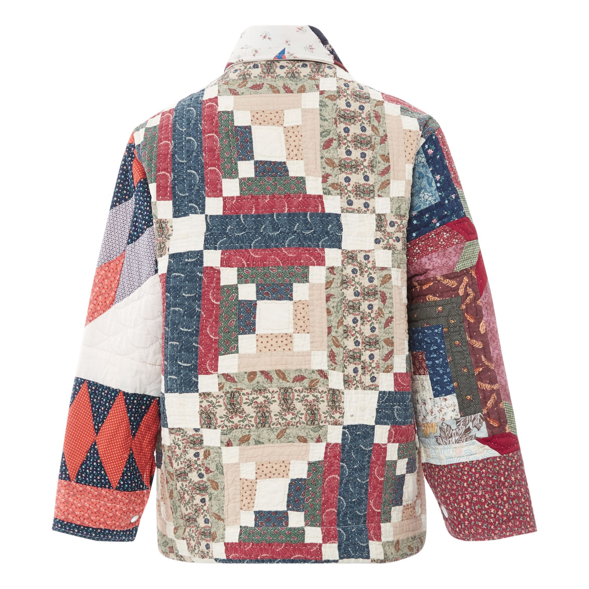 Ardmore Quilt Patchwork Jacket Ecru Carleen Fashion Adult - Smallable