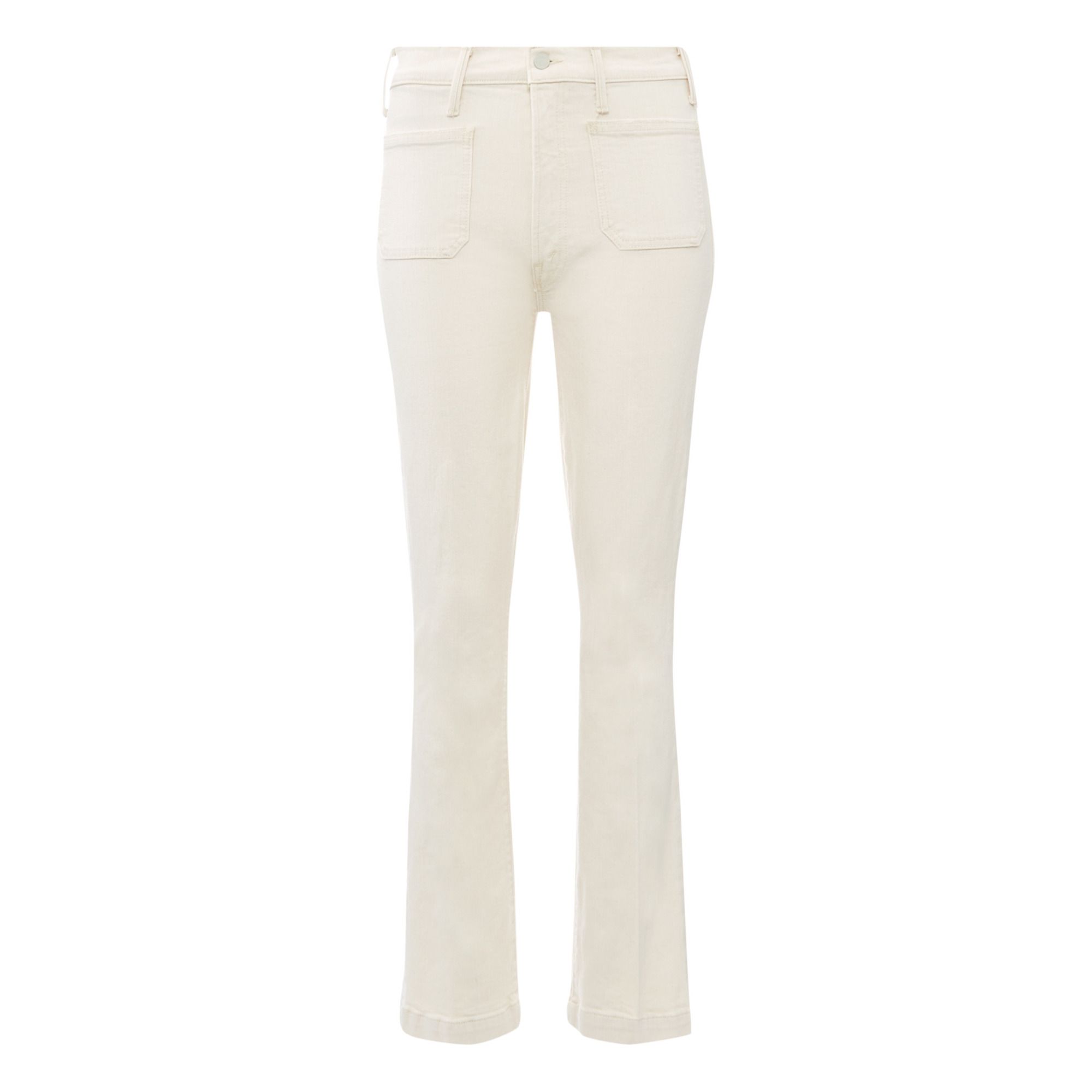 Hustler Patch Pocket Flood Jeans Ecru 