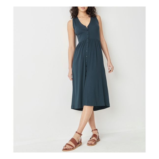 Vestido Keel Jersey | Verde Oscuro
