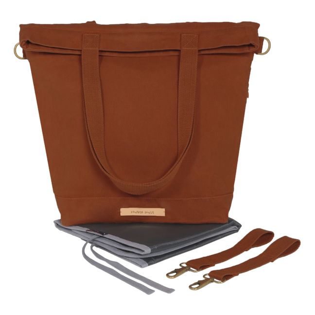 Multi-Position Changing Bag | Terracotta