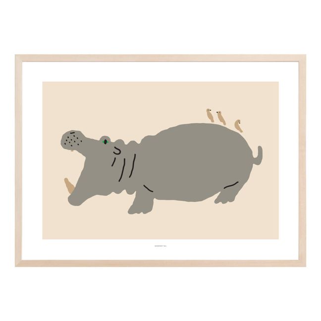 Affiche Big hippo