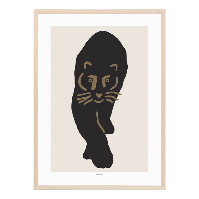 Poster Black Leopard | Schwarz