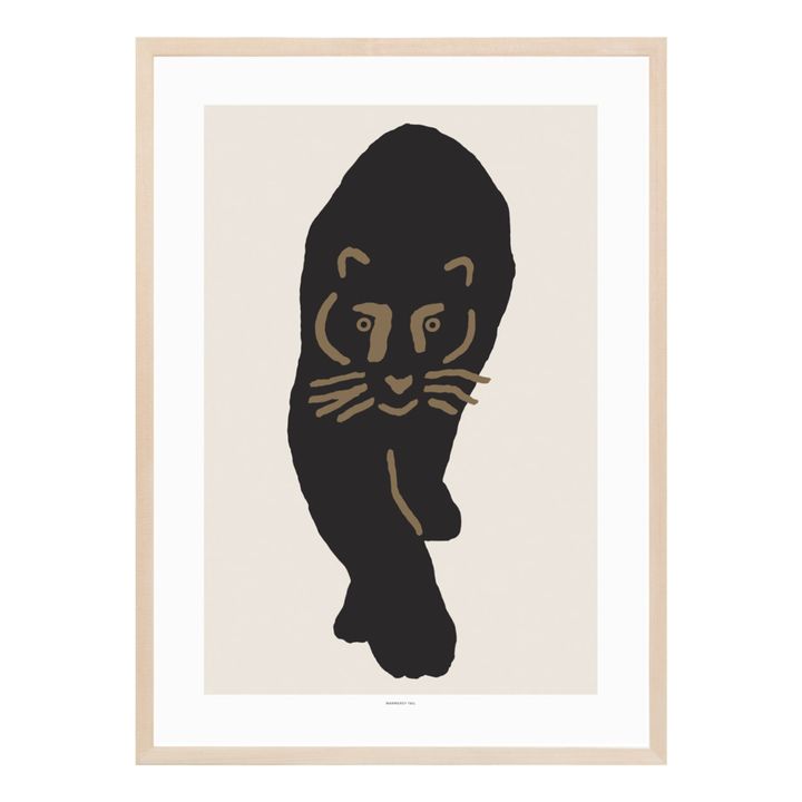 Affiche Black leopard | Noir- Image produit n°0
