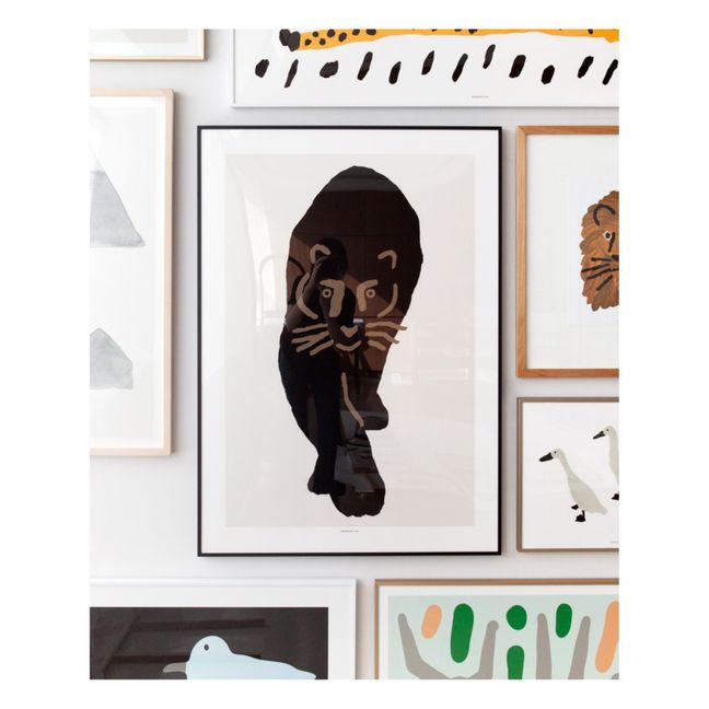 Affiche Black leopard | Noir