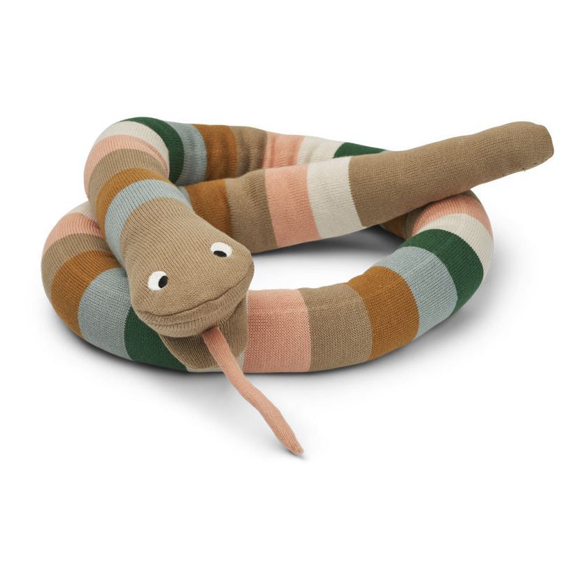 Filippa the Snake Soft Toy Beige- Product image n°0
