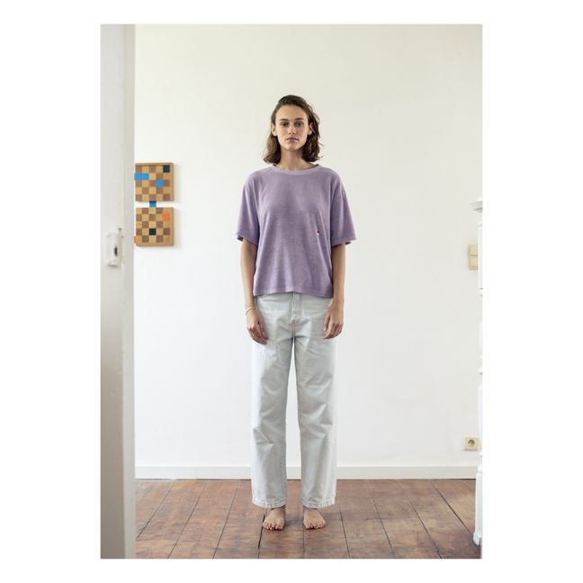 Belle Terry Cloth T-shirt Lilac