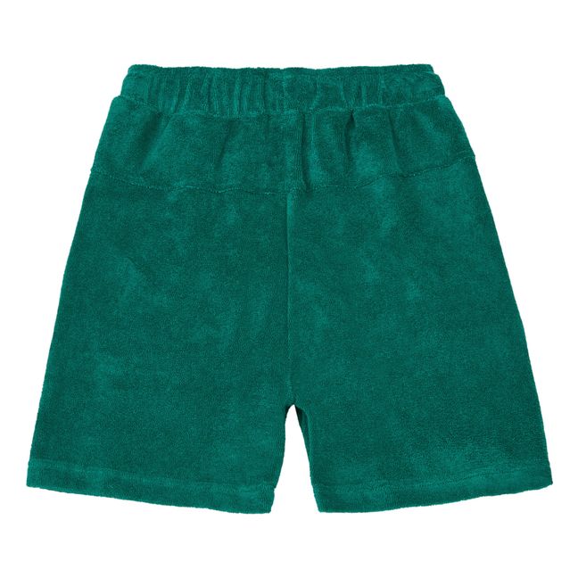Terry Cloth Shorts Green