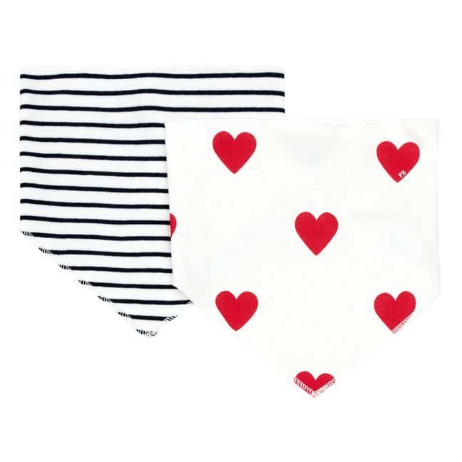 Lote de 2 Bandanas de algodón orgánico | Azul