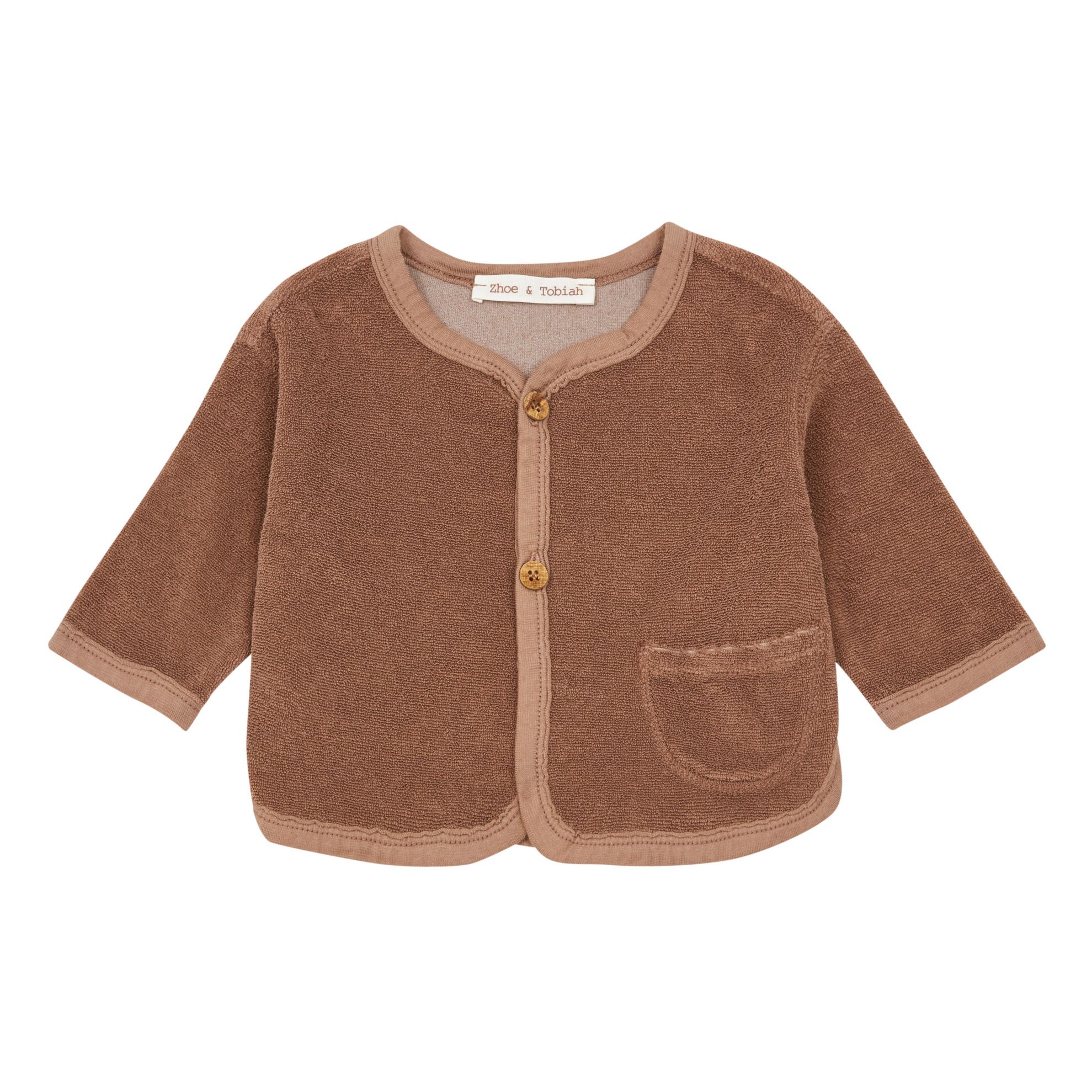 Terry Cloth Jacket Chocolate- Product image n°0