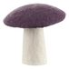 Decorative Felt Mushroom Pflaume- Miniatur produit n°2
