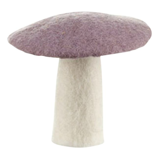 Champignon décoratif en feutre | Mauve