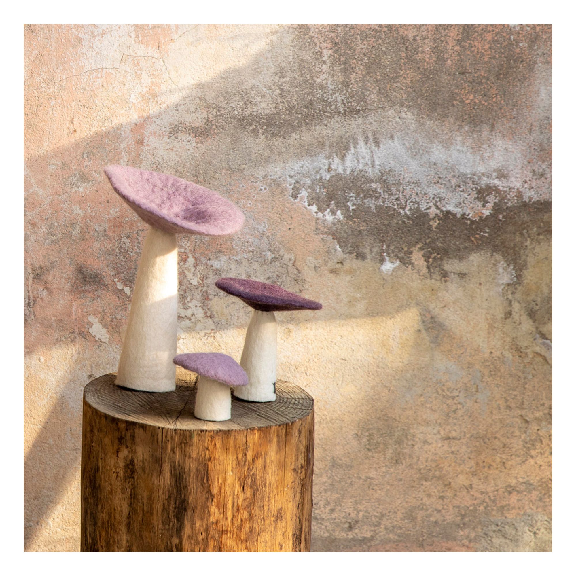 Decorative Felt Mushroom Mauve- Produktbild Nr. 1