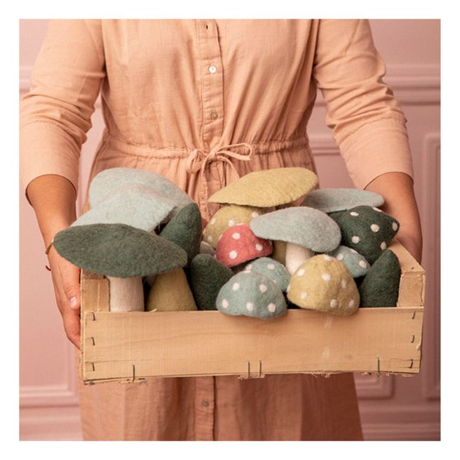 Decorative Felt Mushroom | Jade