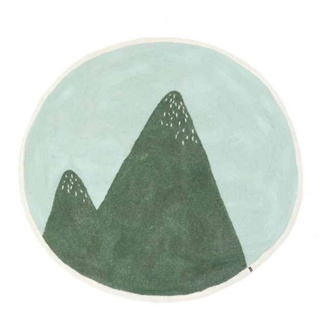 Tappeto, modello: Pasu Montagne, in feltro Blu