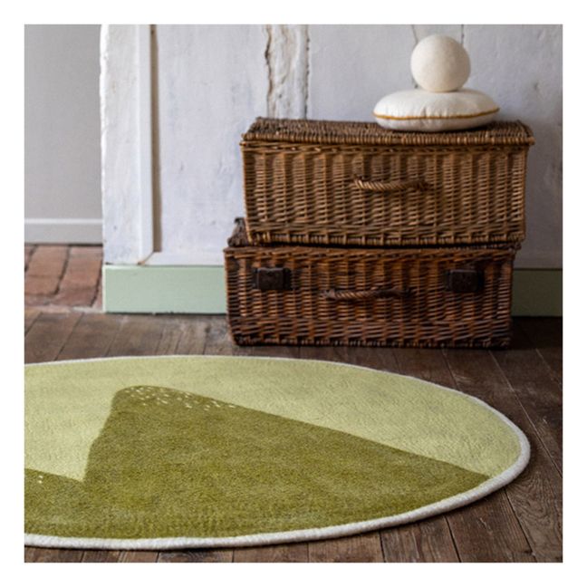 Tappeto, modello: Pasu Montagne, in feltro | Beige