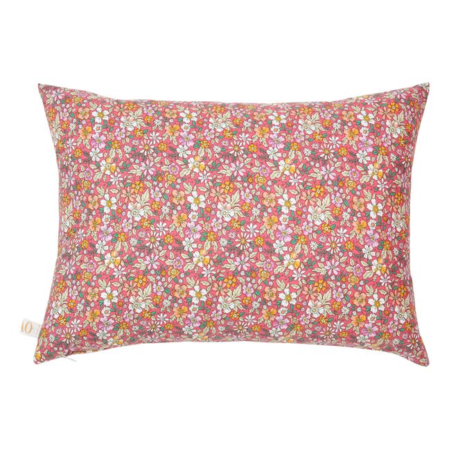 Coussin brodé Happy - CSAO x Smallable | Rose