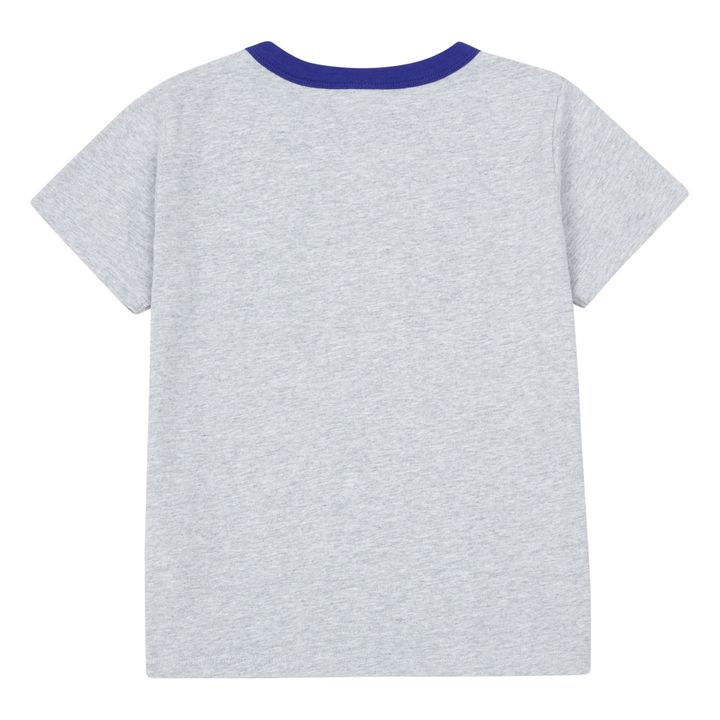 T-Shirt Coton Bio Piscine Gris chiné- Image produit n°2