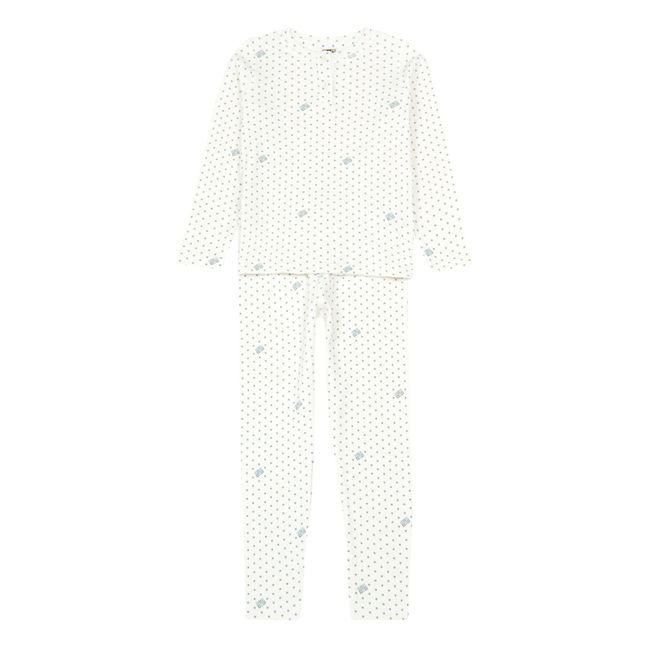 Organic Cotton Pyjamas Light blue