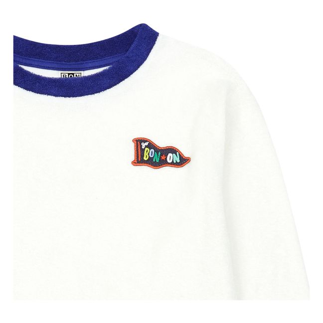 Sweatshirt aus Bio-Baumwollfrottee Mail Seidenfarben