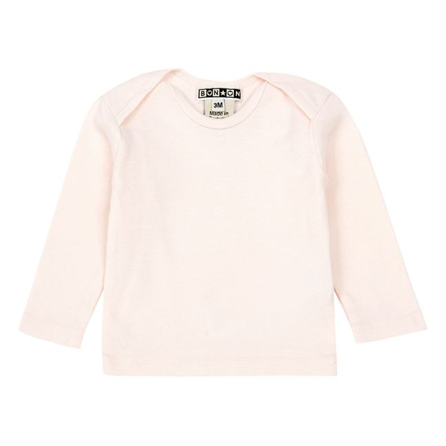 Camiseta de algodón orgánico Patina | Rosa