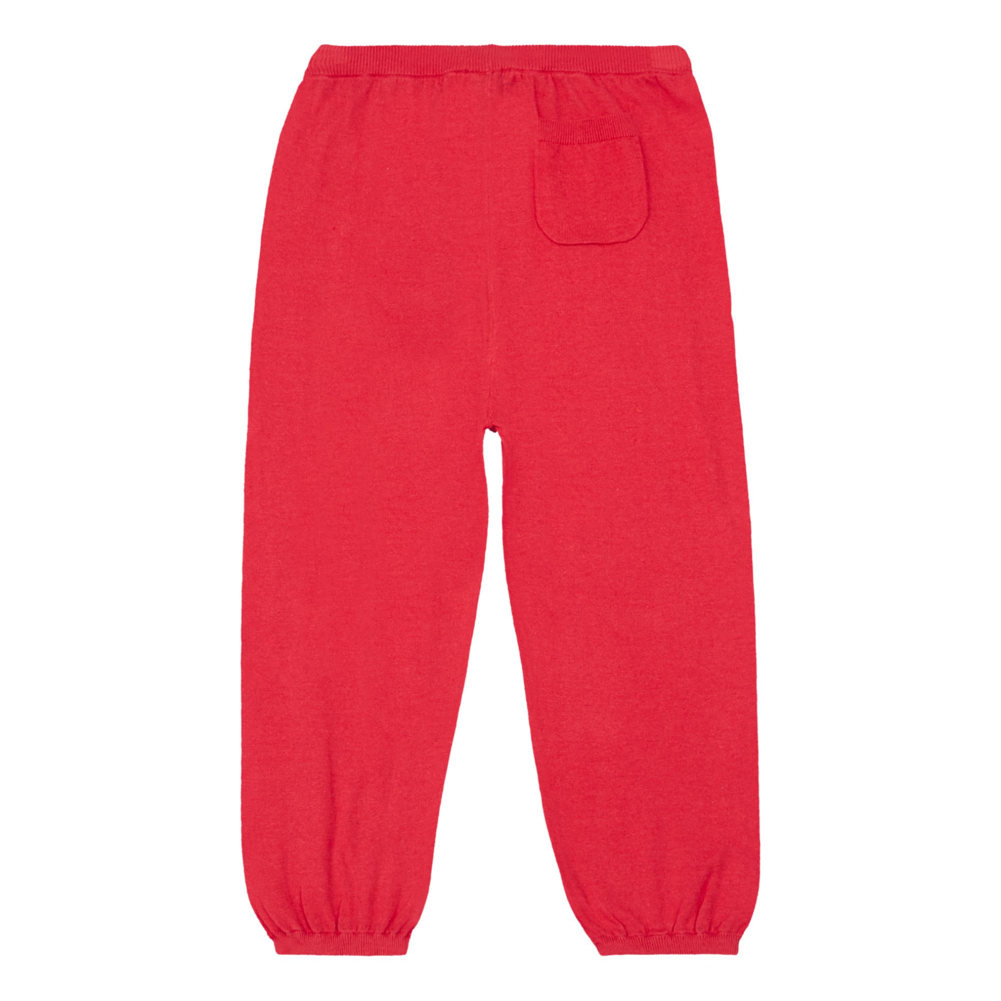 Pantalon Maille Lin et Coton Rumex Red Caramel Fashion Children - Smallable
