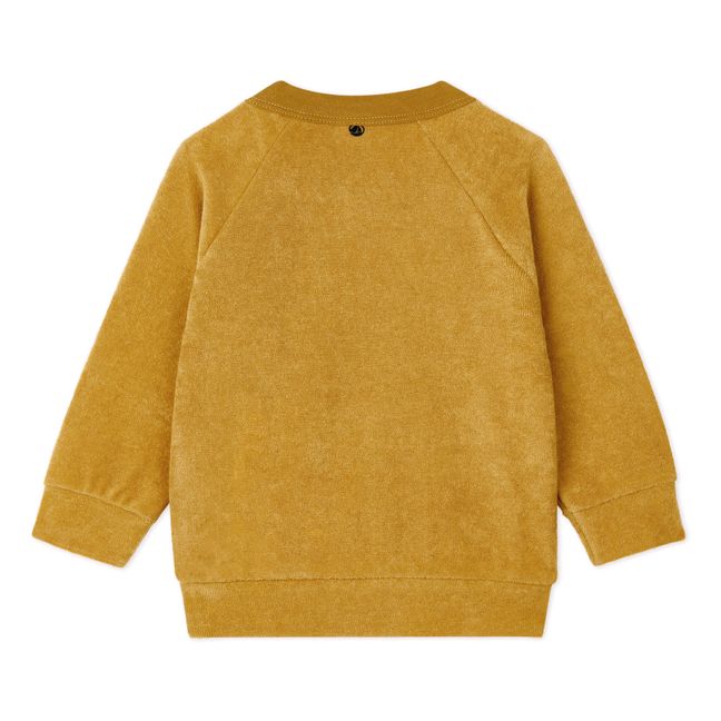Barege Terry Cloth Sweatshirt Brown