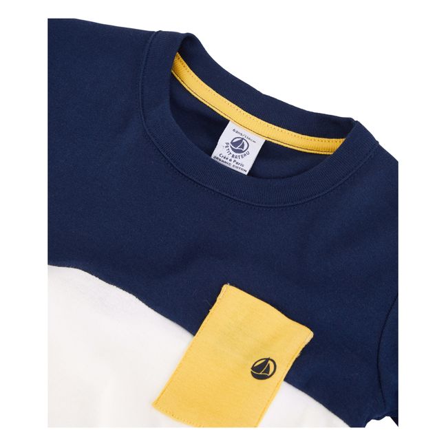 Bailing Organic Cotton T-shirt Blu marino