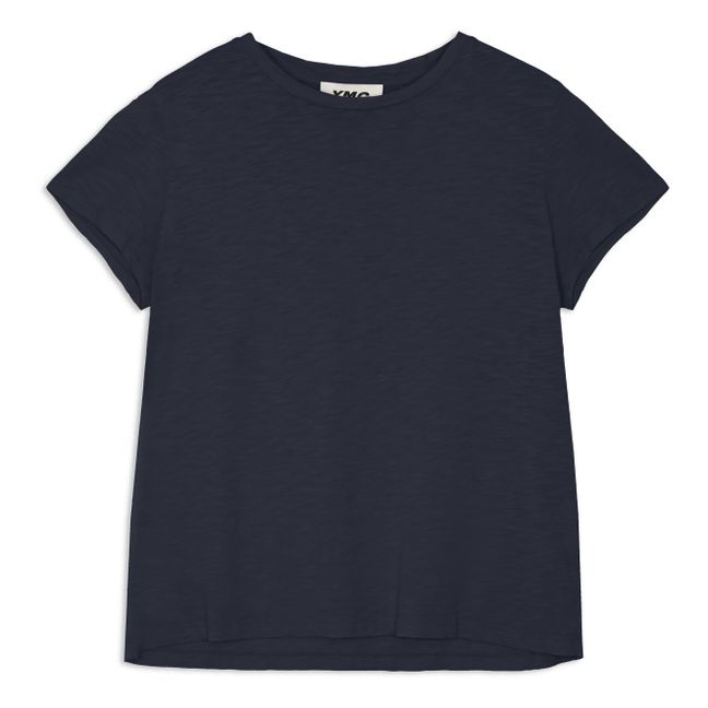 Day Organic Cotton T-shirt Navy blue