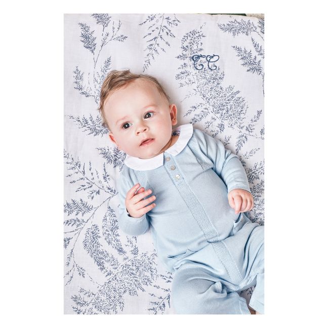 Parure de lit Feuillage | Bleu marine