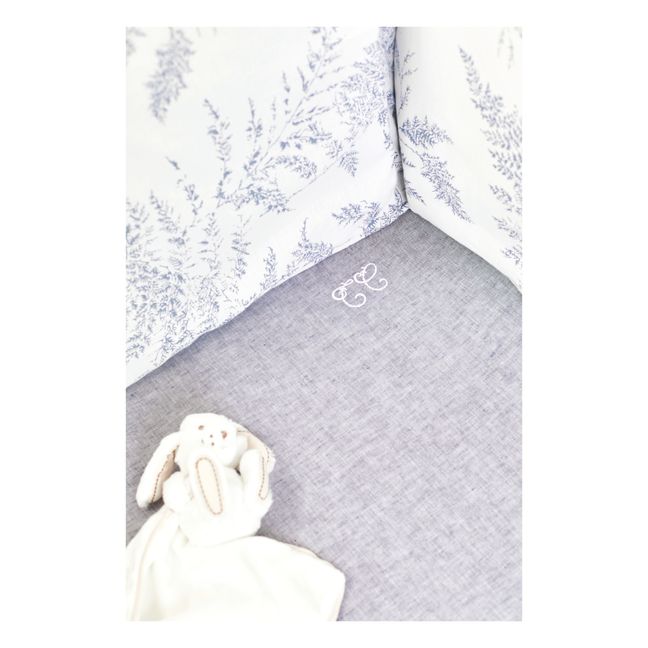 Protector de cama Feuillage | Azul Marino