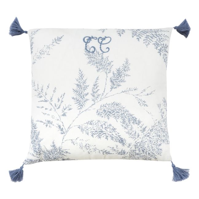 Coussin Feuillage | Bleu marine