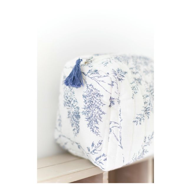 Foliage Toiletry Bag | Navy blue