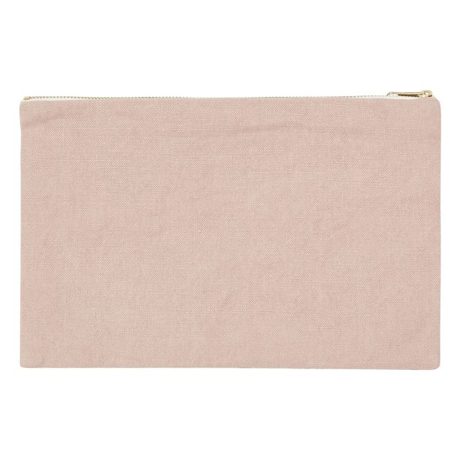 Linen Pouch | Powder pink