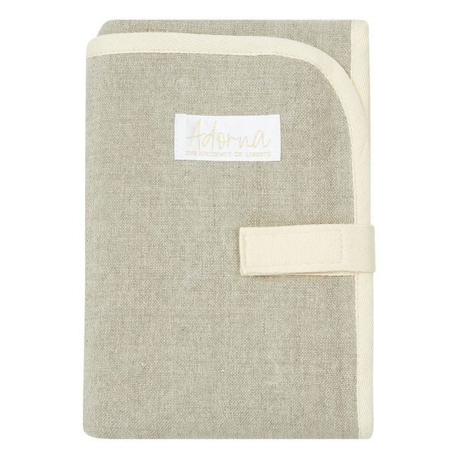 Linen Travel Changing Mat