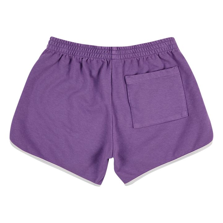 Exclusividad Bobo Choses x Smallable - Pantalón corto de muletón Léger Violeta- Imagen del producto n°5