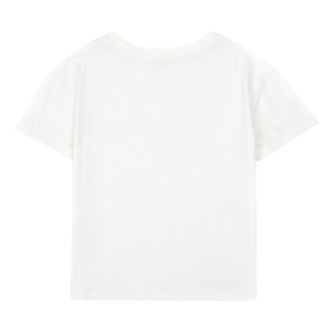 T-Shirt Mini Amore, in cotone biologico | Ecru