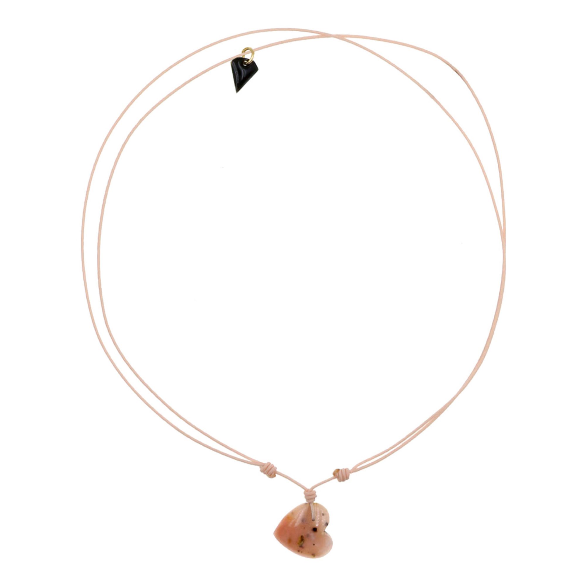 Opal Heart Necklace - Kids’ Collection  | Rosa- Produktbild Nr. 0