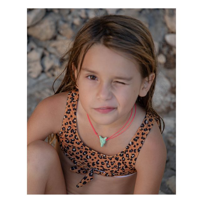 Collier Loup Chrysoprase - Collection Enfant  | Rose